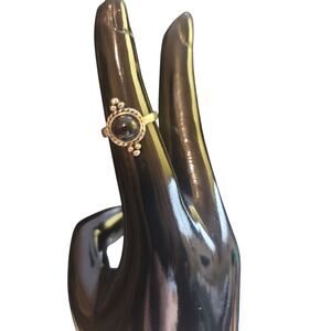 925 Sterling Silver and Black Onyx Ring